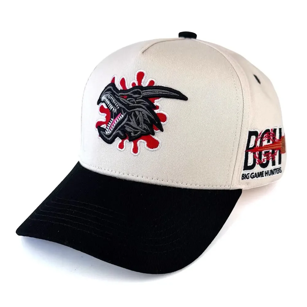 Big Game Hunters Red Eyes Demise A-frame Snapback Hat